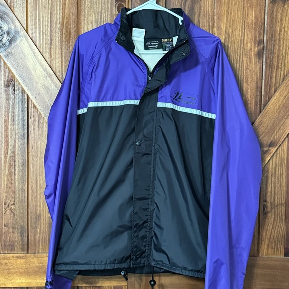 Vintage Nashbar Saucony Gore-Tex Jacket Cycling Windbreaker Nylon Tall-L - Picture 9 of 14